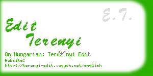 edit terenyi business card